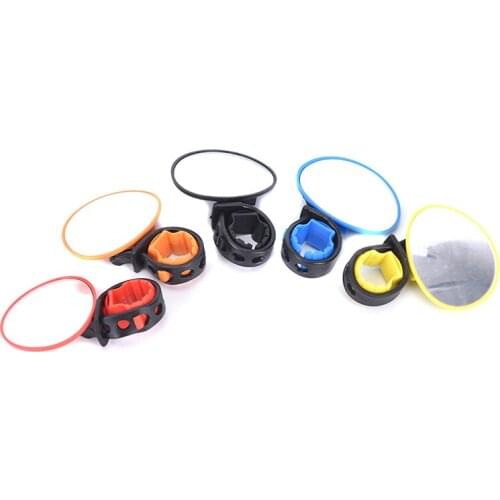 Universal 360 Degree Rotate Bicycle Rearview Handlebar Glass Mirror Bike Bicycle Cycling Bike Handle Rearview Mirror