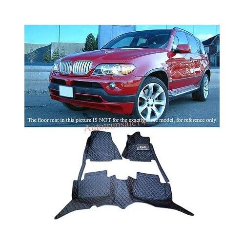 Interior Floor Mats & Carpets Foot Pads Protector For BMW X5 E53 2004-2006