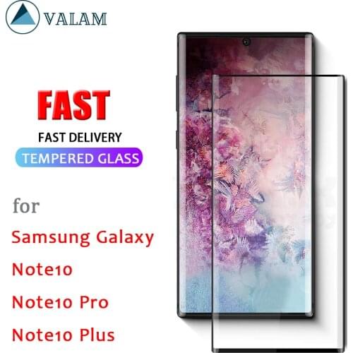 Tempered Glass For Samsung Galaxy Note10 Pro Plus Screen Protector Full Cover Protective glass for galaxy Note10 pro glass