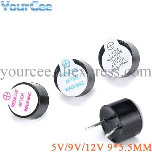 10pcs Active Buzzer 9*5.5mm 5V Integrated Electromagnetic Speaker 9x5.5mm