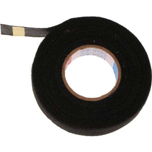 15m Adhesive Cloth Fabric Tape Cable Loom Wire Harness Wrap Electrical Insulation Tape For Car Auto Adhesive Wiring Tape