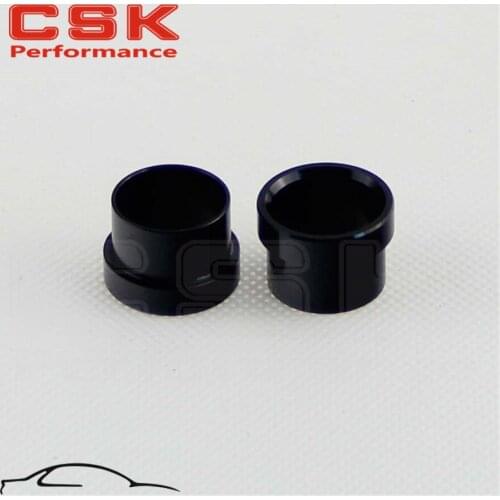 2pcs 10AN Aluminum Tube Sleeve Fittings tube size 5/8" Tube Sleeves -AN10 Black