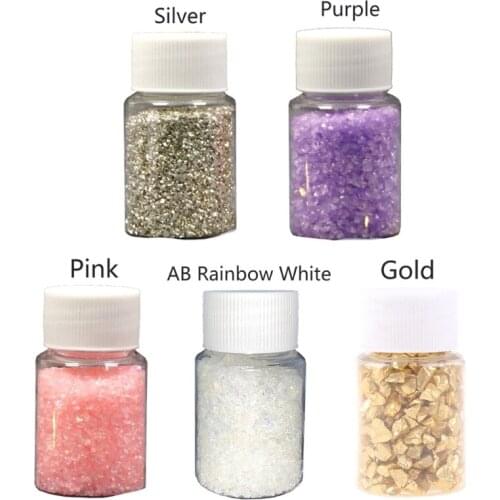 20G Acrylic Crystal Sea Glass Resin Filler Broken Stones DIY UV Resin Epoxy Resin Jewelry Making Mold Fillings Art Craft