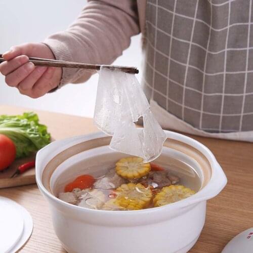 30pcs Round Soup Oil Absorbing Paper Absorption Membrane Pads Kitchen Food Cook M6CE