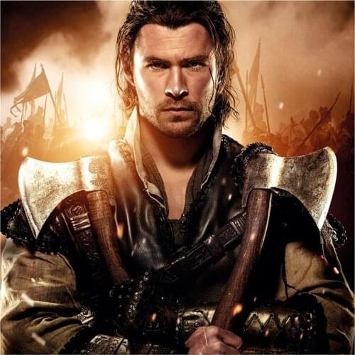 5D DIY Full Round Diamond Painting Movie Poster "The Huntsman Winters War"3D Embroidery Cross Stitch Mosaic Home Decor Art Y410