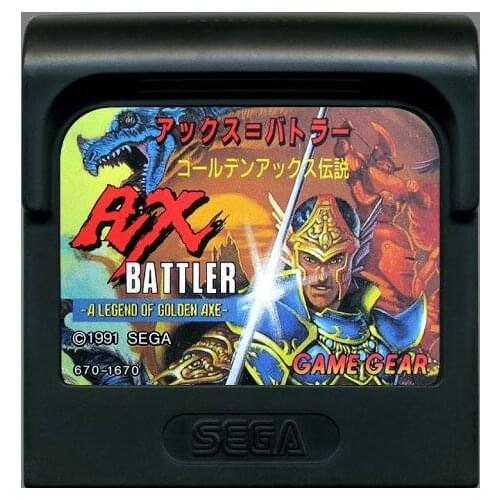 8bit game GAME GEAR cartridge : AX BATTLER - A LEGEND OF GOLDEN AXE ( JAPAN Version