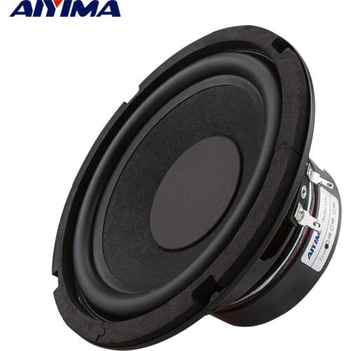 AIYIMA 6.5 Inch Woofer Sound Speaker Column 4 8 Ohm 80 W High Power Subwoofer Loudspeaker DIY Speaker For Sound System