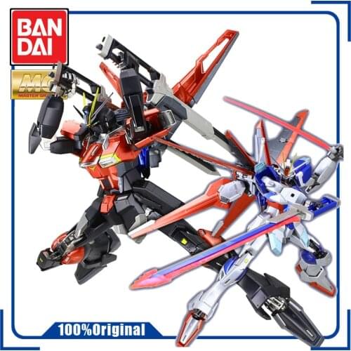 BANDAI MG 1/100 Force Impulse Gundam Sword Impulse Gundam Metal Coloring Assembly Model Action Toy Figures Childrens Gifts