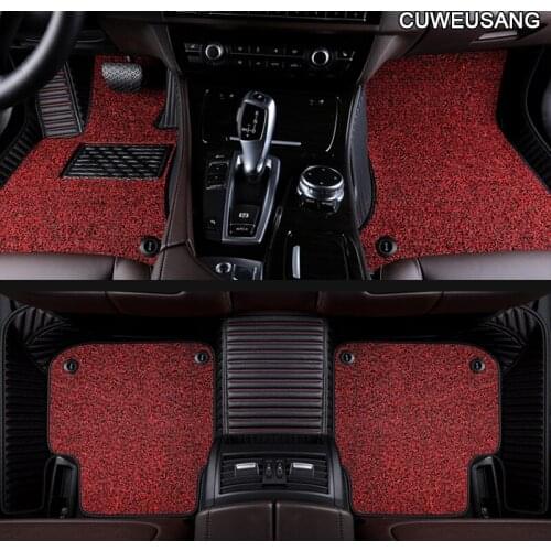 CUWEUSANG Custom car floor mats for Hummer H2 H3 2003 2004 2005 2006 2007 2008 2006 2009 2010 foot mats