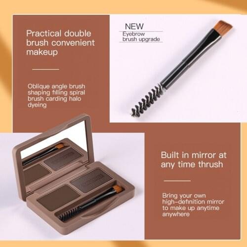 2-color Eyebrow Powder Matte Three-dimensional Eyebrow Cream Long-lasting Eyebrow Makeup Waterproof Sweat-proof Cosmetics TSLM1