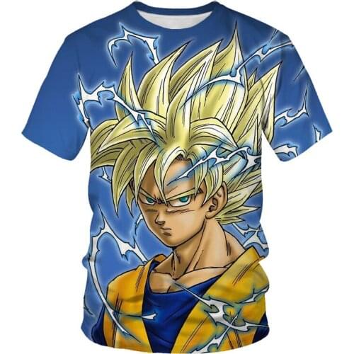 New Anime Movie Characters 3DT Shirt Boy/Girl Print Graphic T-shirt Fashion Cartoon Theme Cool Short Sleeve T-shirt