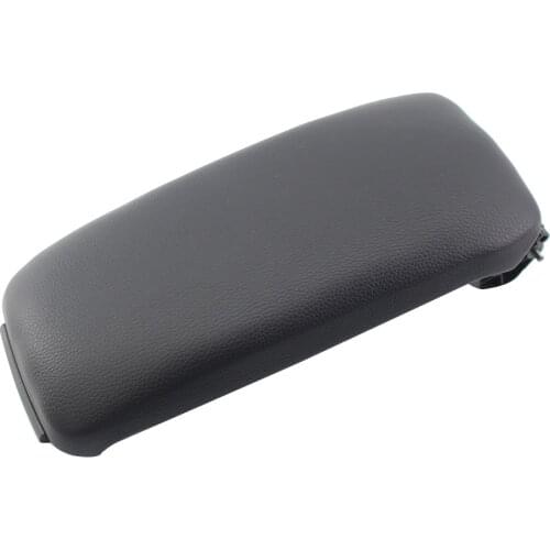Leather Cloth Car Center Console Arm Rest Storage Box Lid Cover Armrest Latch Cover Pad For Audi A3 8P/A5 2006-2016