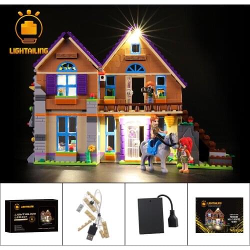 LIGHTAILING LED Light Kit For Friends Series Mias House Lighting Set Compatible With 41369 (NOT Include The Model)