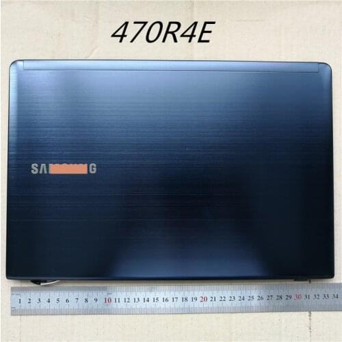 New LCD Back Cover Screen lid Screen Caps For Samsung NP470R4E 470R4E bezel Front Frame housing bezel