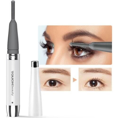 TOUCHBeauty Rechargeable 360 rotating portable eyelash curler, electric heated eyelashes curler for women makeup tools TB-1218