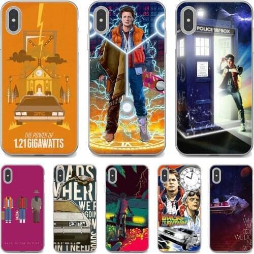 For Samsung Galaxy S7 S8 S9 S10E S20 FE Note 10 20 Edge Lite Plus Ultra Soft Covers Michael-J.-Fox-Back-to-the-Future-1985