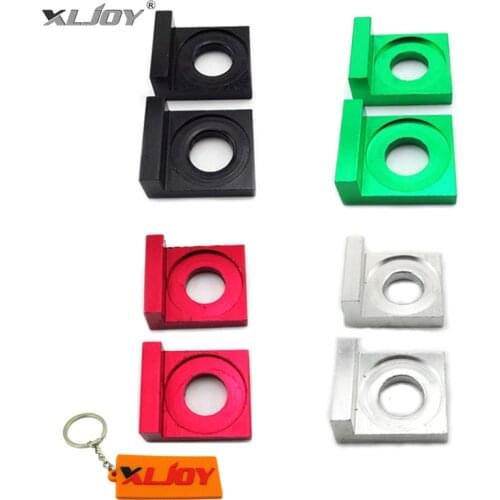 XLJOY 15mm Pitbike Chain Axle Tensioner Adjuster Fit SSR XR50 CRF70 KLX TTR IMR Dirt Pit Bike Motorcycle