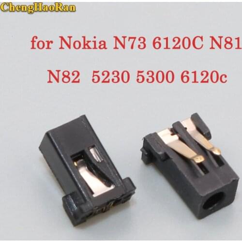 ChengHaoRan 1-10pcs for Nokia phones N72 N73 N81 N82 5700 6300 5230 5310 5300 6120c 5130 charging socket Power jack connector