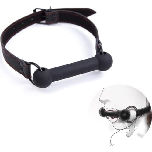 BDSM Bondage Sex Gag in Mouth SM Slave Open Mouth Restraint Ball Gag Fetish Sex Toys for Couples Flirt Adult Games