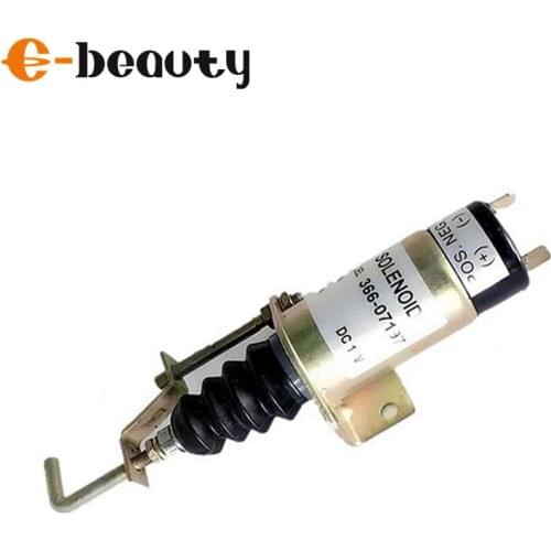 Stainless Steel Diesel Engine Parts 12V Stop Solenoid Coil SA-3405T 1502-12C7U2B2S1 Fuel Shutoff Solenoid 366-07197