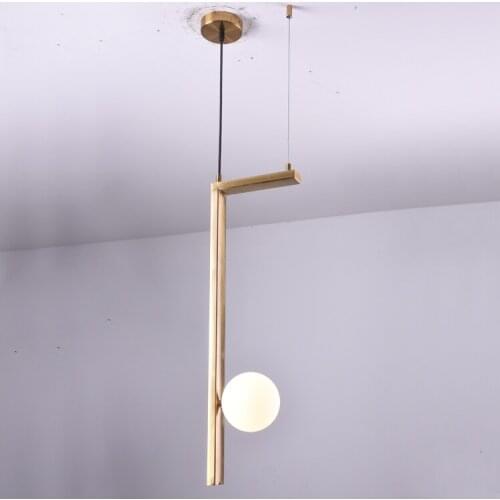 European Home Decor Hanging Pendant Light Modern Iron Glass Ball Chandelier Lamp Kitchen Chandelier scandinavian