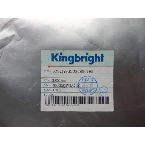 KM-23YSGC Taiwan KINGBRIGHT Kingbright SOT-23 package the yellow-green 23