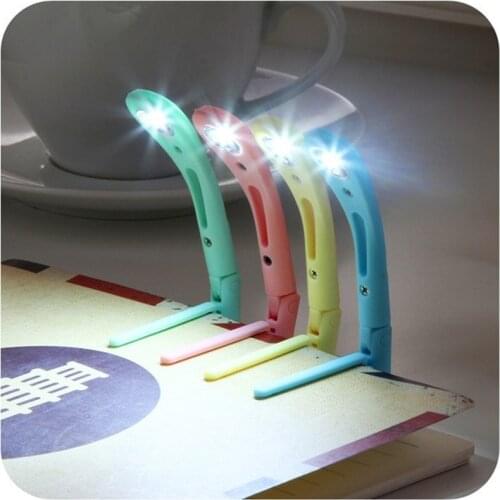 Creative energy-saving led night light book light with clip portable LED reading lamp Folder of lights