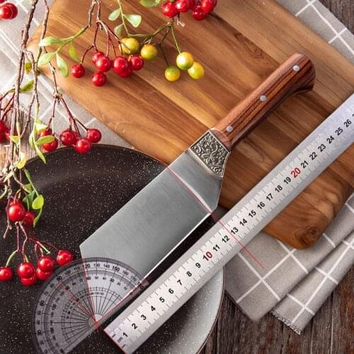 Kitchen Knife Household Stainless Steel Chef Meat Chopper Knife Chinese Handmade Forge Slicing Knife Cleaver Chopper Cutter Tool