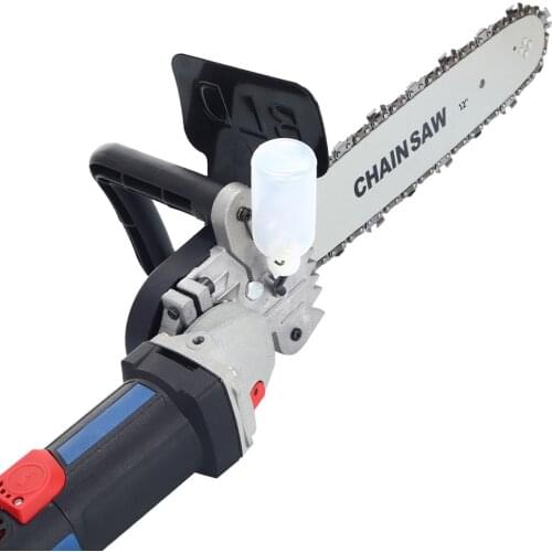 12 Inch High Carbon Steel Chainsaw Jig Saw Refit Conversion Kit Woodworking Power Tool Change Angle Grinder into Chain Saw