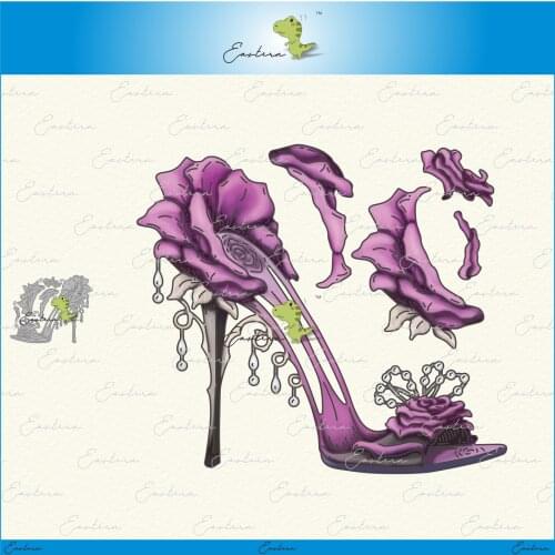 Rose shoe model model Cutting Dies 2020 new dies DIY dies Scrapbooking Paper Making Craft die Matching color paper dies mould