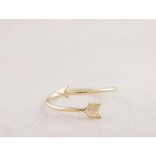 Fashion Cute Arrow Ring Environmental Protection Zinc alloy Material Suitable for Women And Men