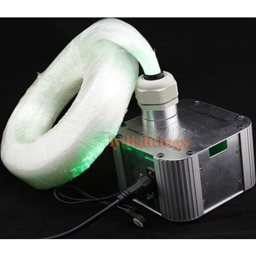 DIY optic fiber light kit led light engine with optical fiber twinkle star sky ceiling light 32W RGB IR remote 600pcs fibre