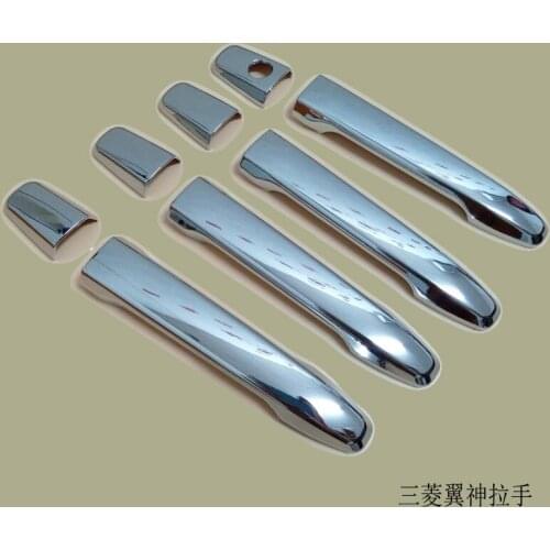 For ABS Chrome Door Handle Cover for 2010-2013 Mitsubishi Lancer/Lancer X/Lancer EvoCar styling