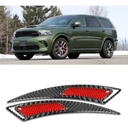 Carbon Fiber Wheel Eyebrow Sticker For Dodge Durango Dart Charger Journey Challenger Grand Caravan Viper avenger caliber colt