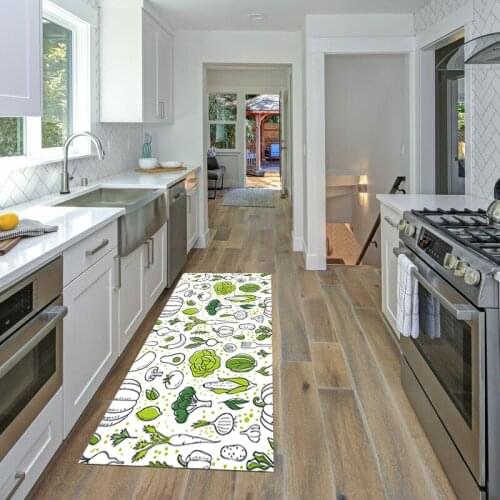 Anti-slip Kitchen Mat Doormat Home Entrance Floor Mat Absorbent Wrinkle-Resistant Carpet For Living Room Floor Mats Kitchen Rug