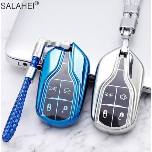 New Soft TPU Smart Car Key Case For Maserati Ghibli Quattroporte Granturismo Spoiler Levante Coolest Auto Full Cover Accessorise