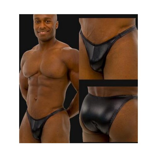 Richkeda Store New 2021 Free Shipping Mens Underwear Bodybuilding Contest Pants Sexy Leather Theprivate Ordering Gym Briefs