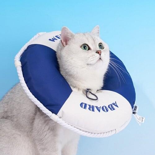 Elizabeth Collar Pet Collar Collar Anti-scratch Anti-licking Headgear Cat Collar Postoperative Protective Sleeve L