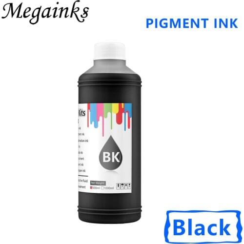 500ML Bulk Waterproof Pigment Ink for Epson DX2 DX4 DX5 DX6 DX7 Printhead Related Large Format Inkjet Printers Black MBK Ink