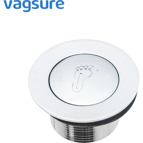 Vagure Pop Up Drain Waste Strainer with Overflow Chrome Finish Zinc alloy Sink Shower Drain Stopper Bathtub Bathroom Accessories