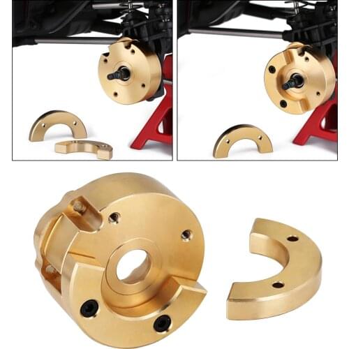 Heavy Brass Outer Portal Drive Housing Counterweight For 1/10 Scale RC Car Vehicle Off Road Car Car Spare Parts
