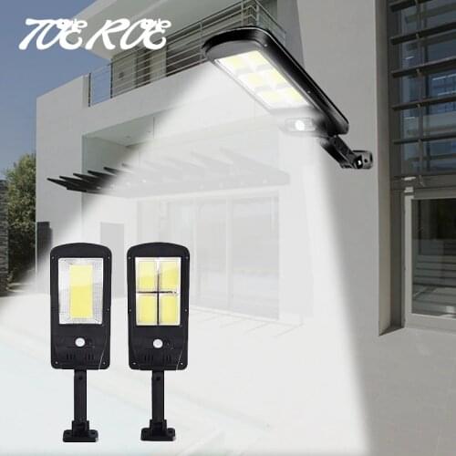 Solar Lights Outdoor Remote Control Solar Security Lights Wireless Waterproof Motion Sensor Lighting for Garden Patio Path Yard