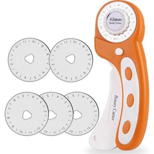 LMDZ Rotary Cutter DIY Arts Crafts Cutting Cloth Tool Roller Wheel Round Knife Leather Paper Leather Craft Fabrics Accessories