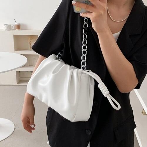 Soft Pu Leather Women Handbags Shoulder Bags Designer Ladies Chain Casual Travel Messenger Bags Fashion Female Small Purse New