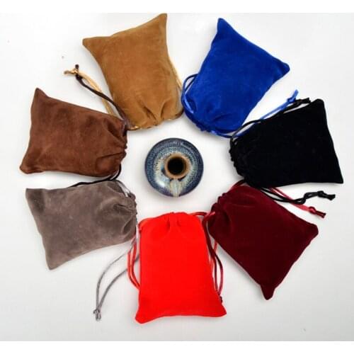 100pcs CBRL velvet drawstring jewelry bag pouch 5*7cm ring earring pouch for jewelry gift storage DHL shipping