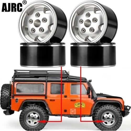 2.2inch Metal Wheel Hub Rim Beadlock For 1/10 Rc Crawler Car Trx4 Defender Bronco Rc4wd D90 D110 Axial Scx10 90046 Jimny Cfx Vs4