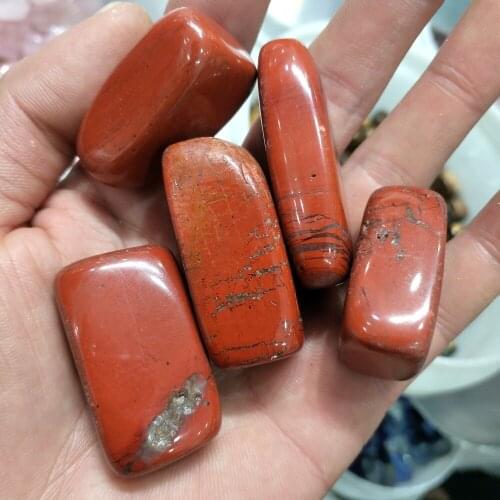 500g Natural Red Jasper stone polished big size mineral tumbled stone for Reiki wedding decoration aquarium