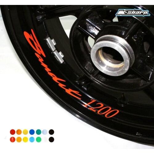 8 X CUSTOM INNER RIM DECALS WHEEL Reflective STICKERS STRIPES For SUZUKI BAMDIT 1200