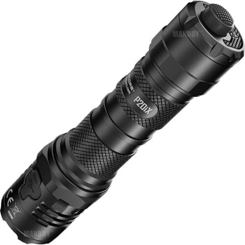 Free Shipping NITECORE P20iX 4000Lms CREE XP-L2 V6 4LED Rechargeable Tactical Flashlight 5000mAh NL2150HPi 21700 Battery Outdoor