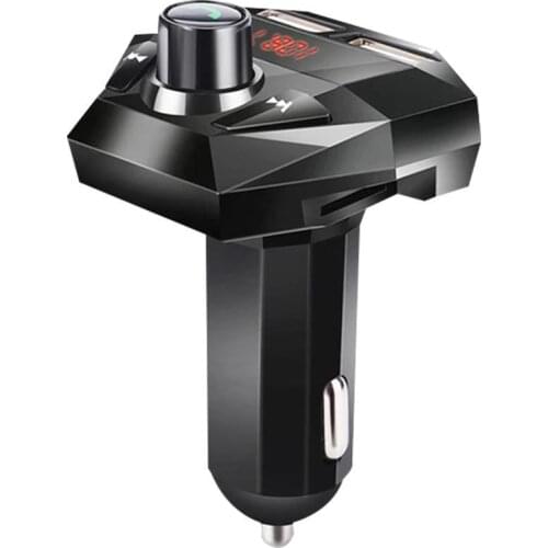 Car FM Transmitter Bluetooth 5.0 Mp3 Player FM Transmitter Handsfree Audio Receiver 3.1A Dual USB Fast Support TF/U Disk